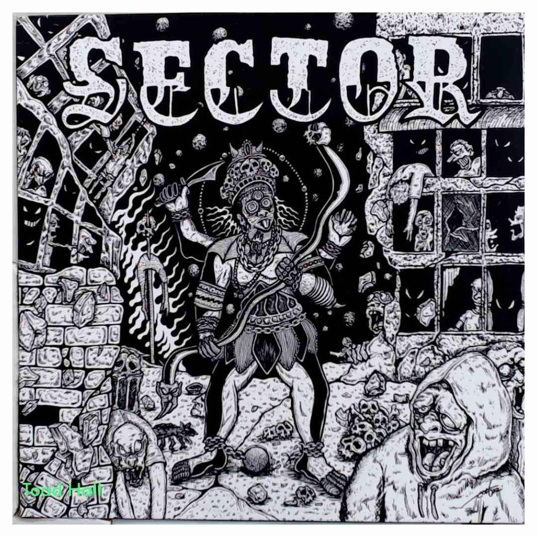 Sector - The Chicago Sector (Green/Black Swirl) - Used Vinyl