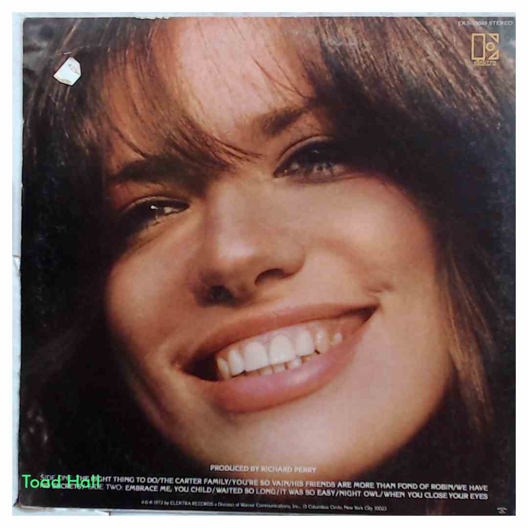 Carly Simon No Secrets Used Vinyl