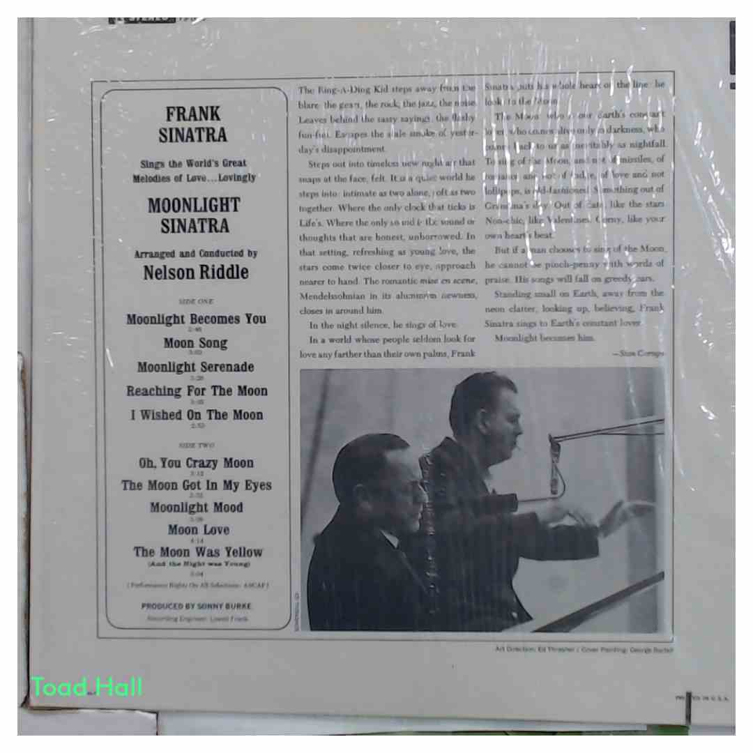 Frank Sinatra - Moonlight Sinatra - Used Vinyl