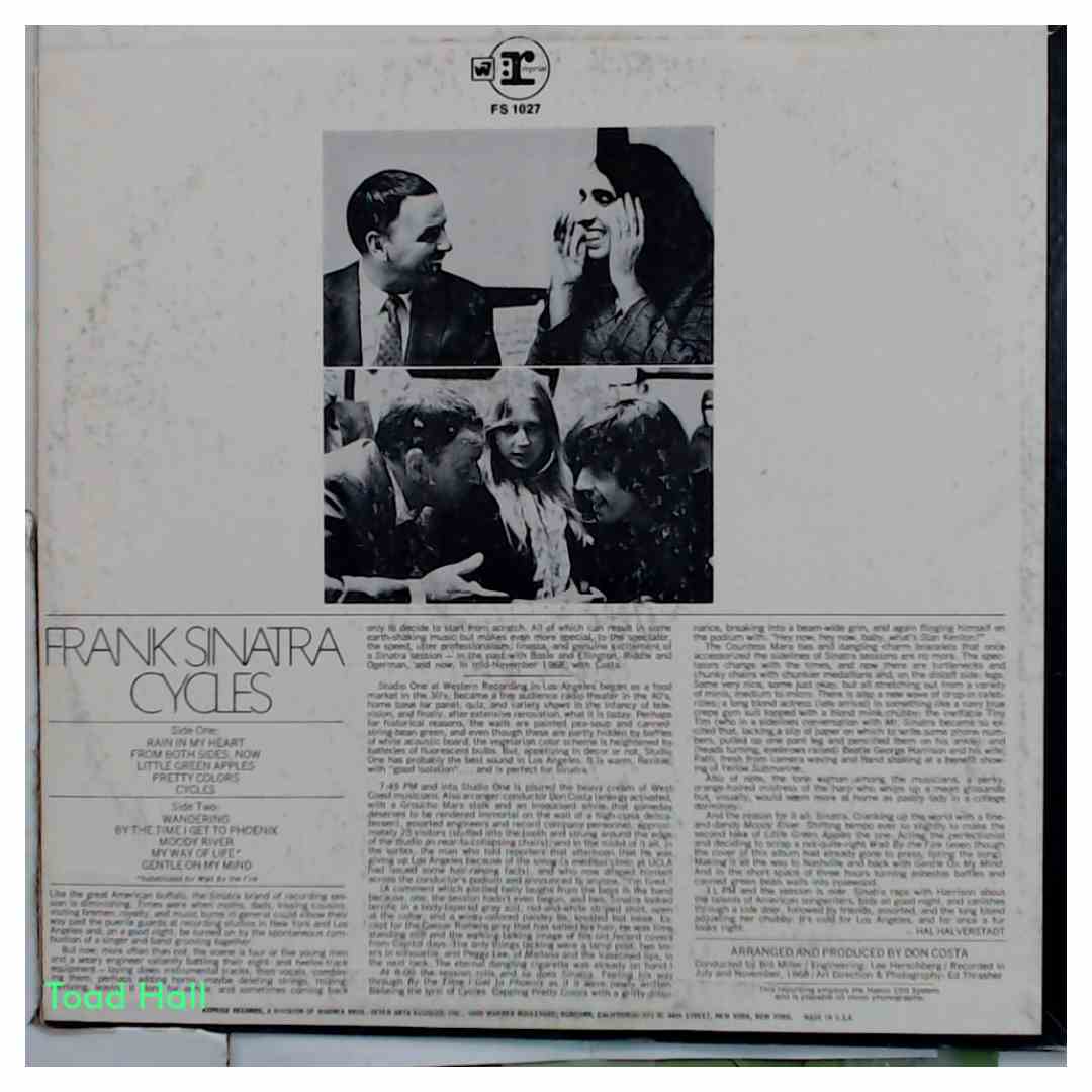 Frank Sinatra Cycles Used Vinyl