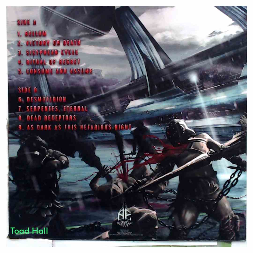 Singularity - Place Of Chains (Coke Bottle Clear W/ Transparent & Opaque Red Splatter) - Used Vinyl