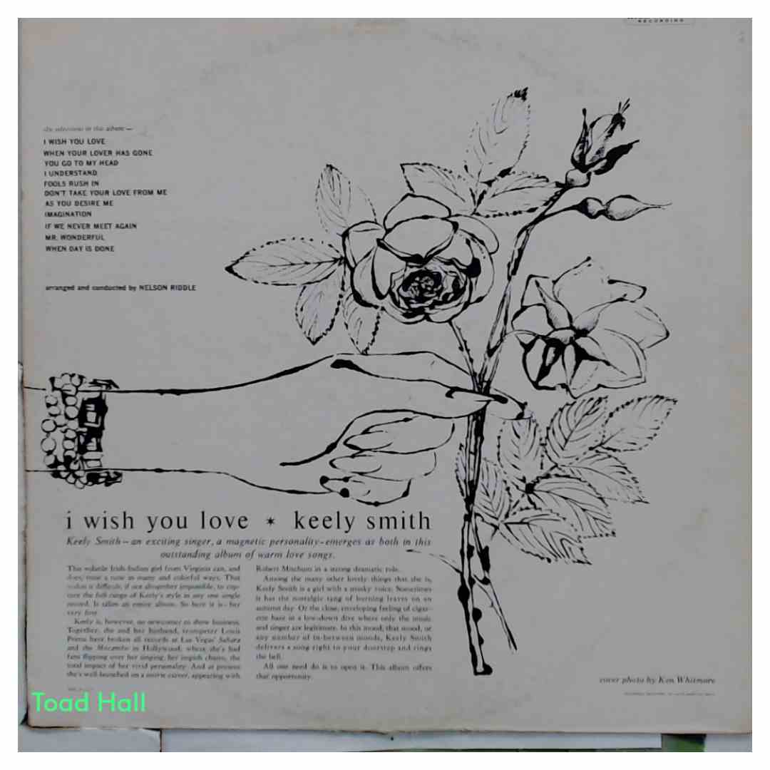 Keely Smith - I Wish You Love - Used Vinyl