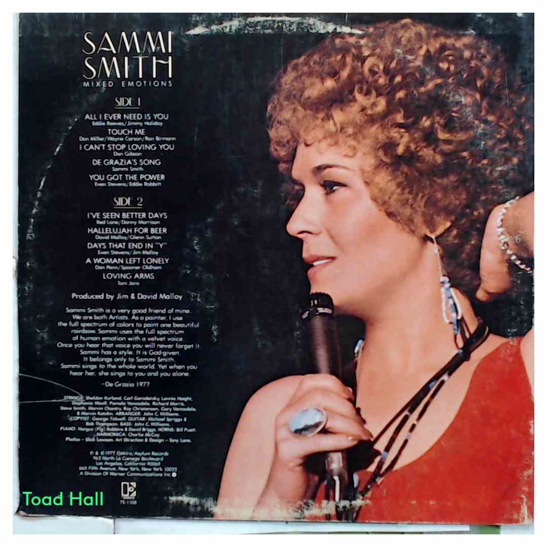 Sammi Smith - Mixed Emotions (Promo) - Used Vinyl