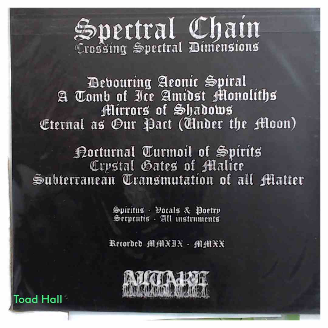 Spectral Chain - Crossing Spectral Dimensions - Used Vinyl