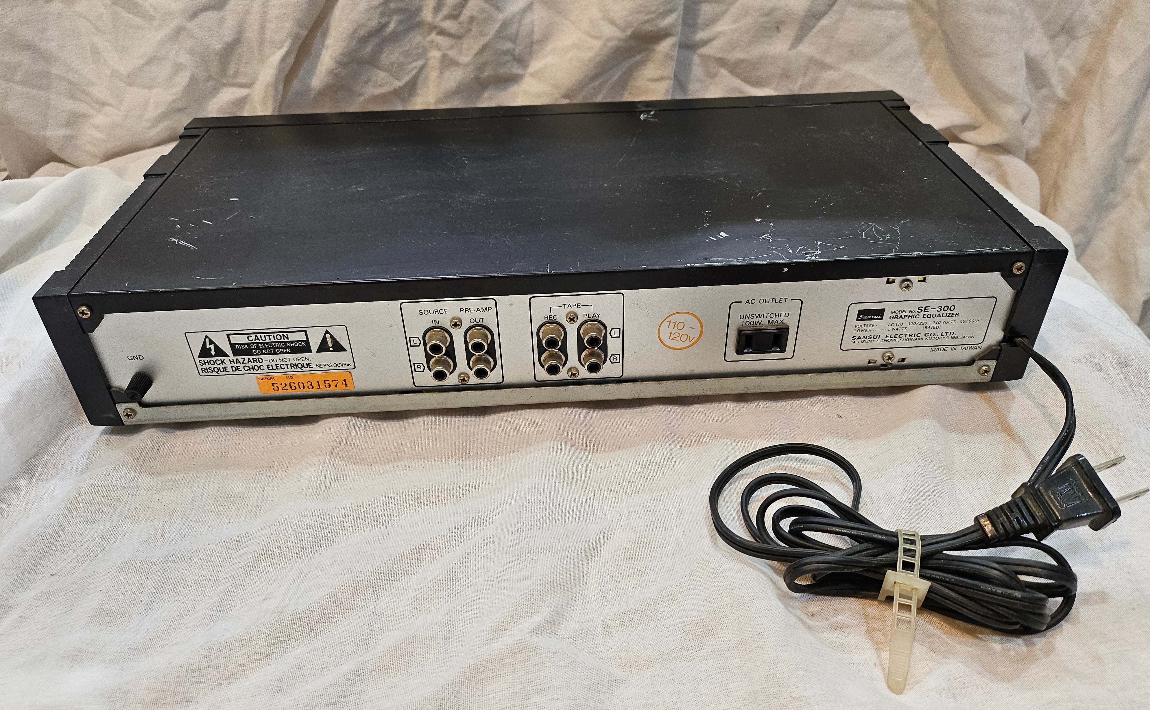 Sansui SE-300 Equalizer