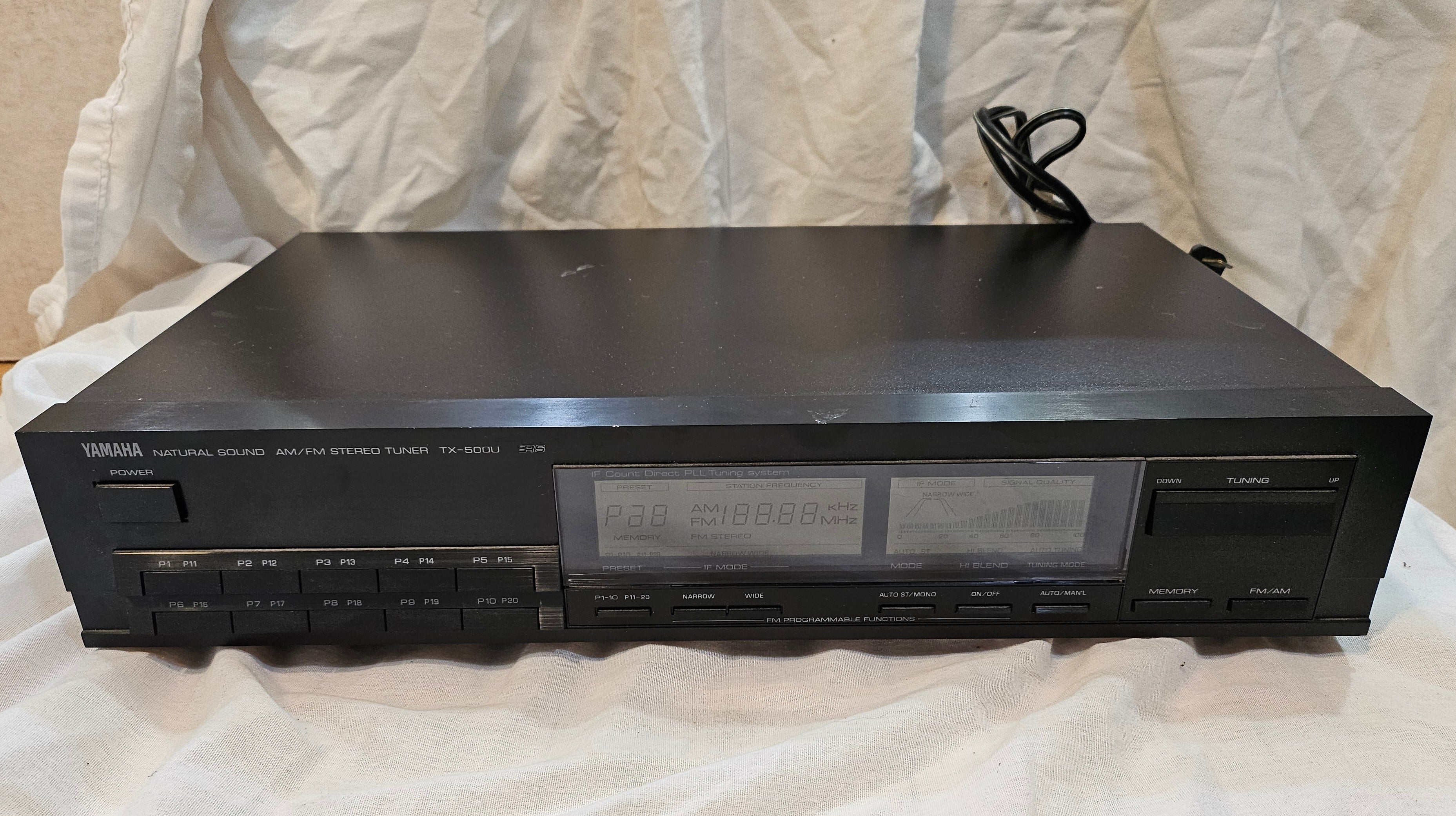 ステレオチューナー　YAMAHA TX-500 Yamaha TX-500 Stereo Tuner - HiFi - YouTube