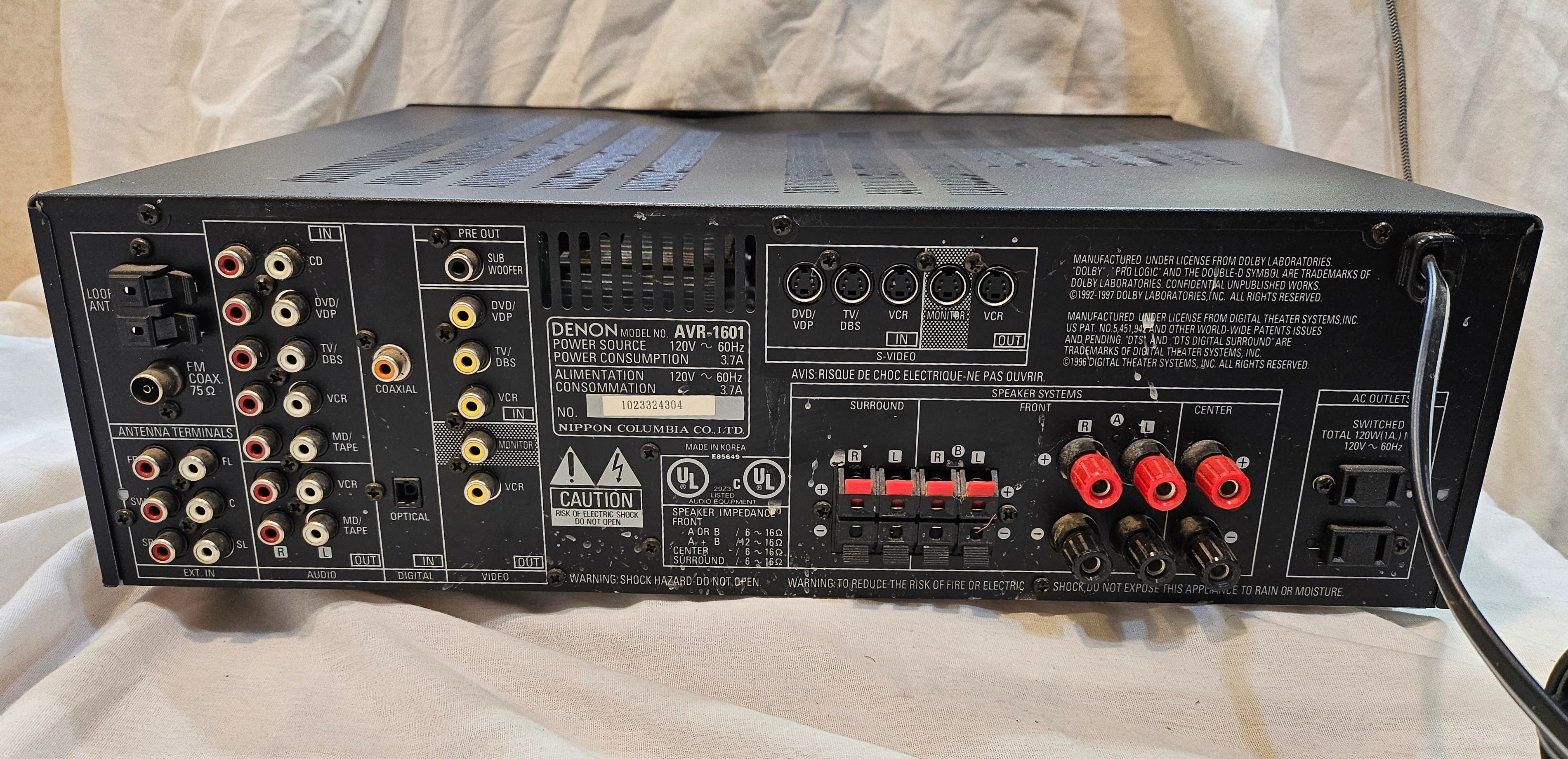 Denon AVR-1601 Receiver
