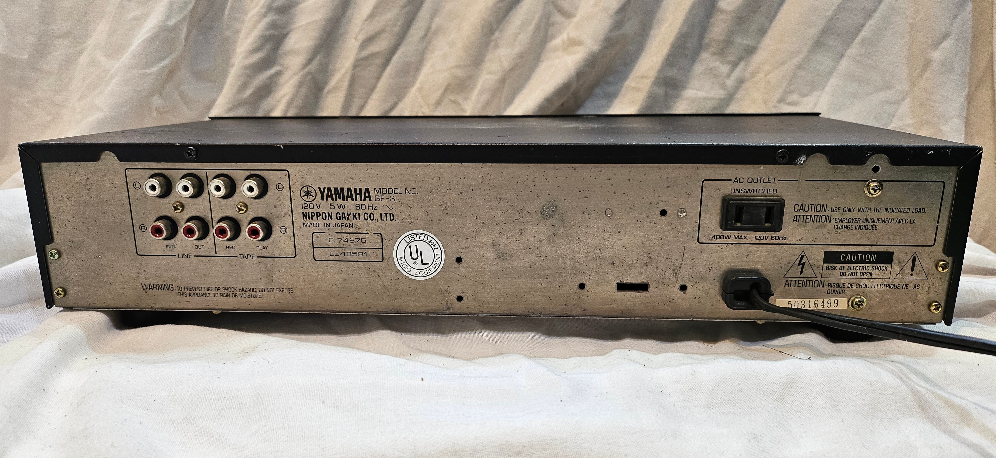 Yamaha GE-3 Equalizer