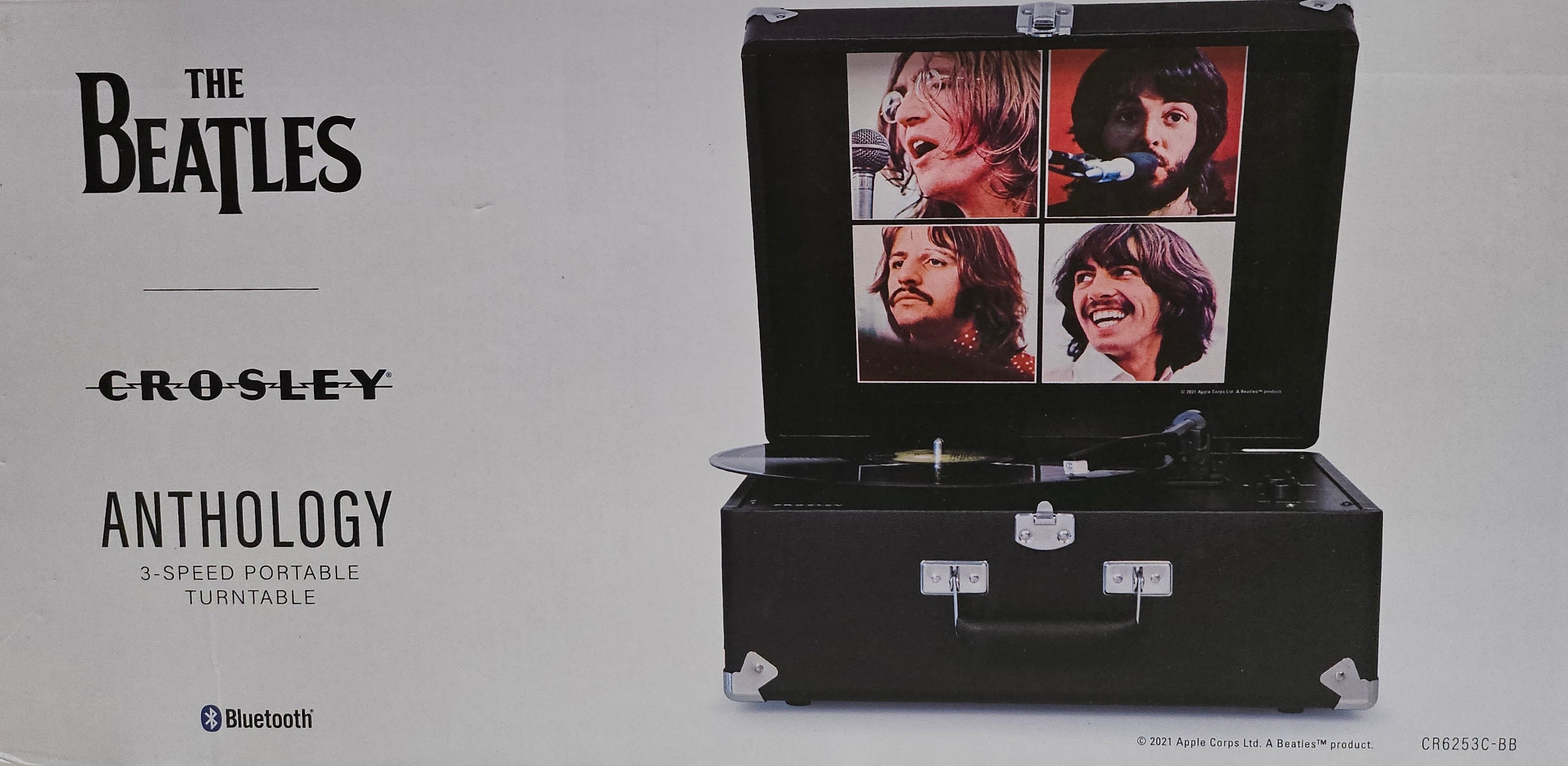 Limited Edition Crosley The Beatles Portable Turntable • BRAND NEW
