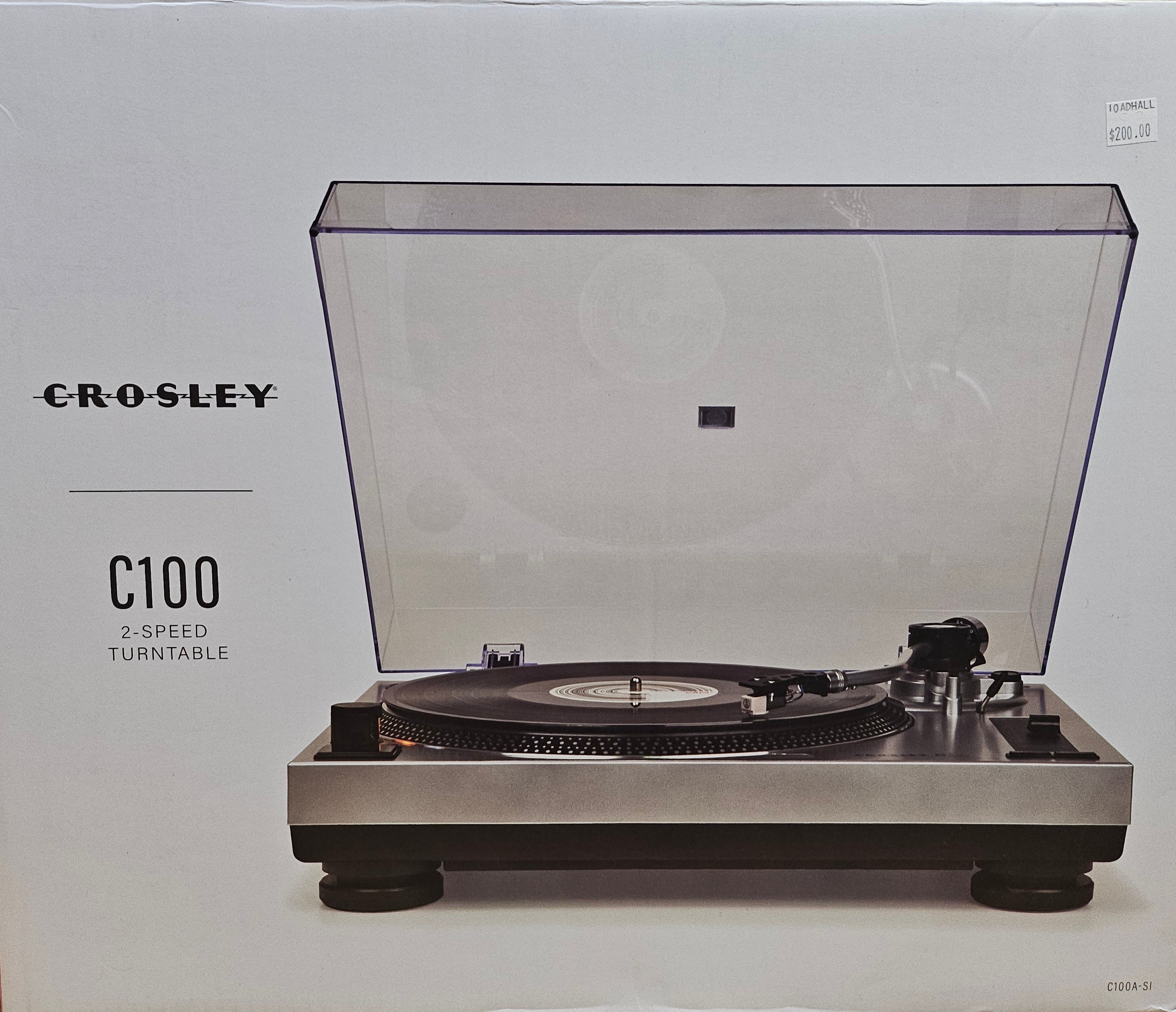 Crosley C100A-SI Turntable • BRAND NEW