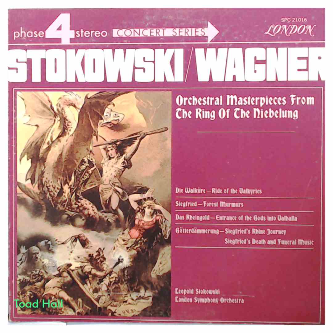 Stokowski/Wagner - Orchestral Masterpieces From The Ring Of The Nieblung (Phase 4) - Used Vinyl LP