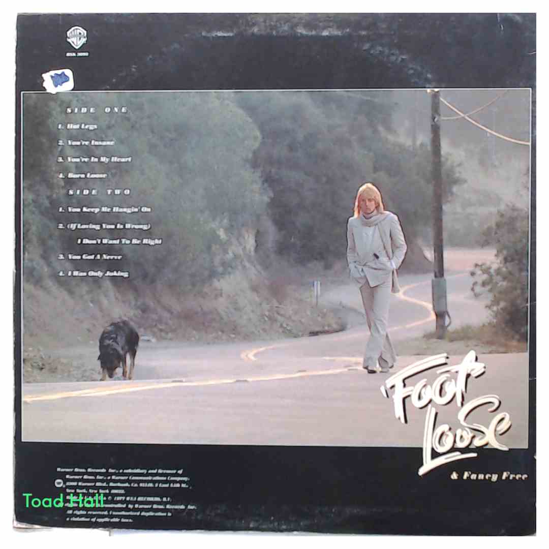 Rod Stewart Foot loose And Fancy Free Used Vinyl LP