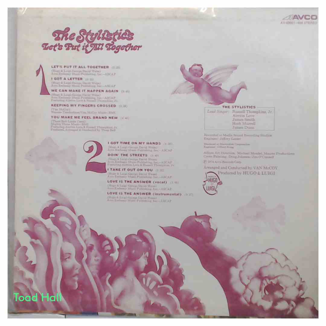 The Stylistics - Lets Put it All Together - Used Vinyl