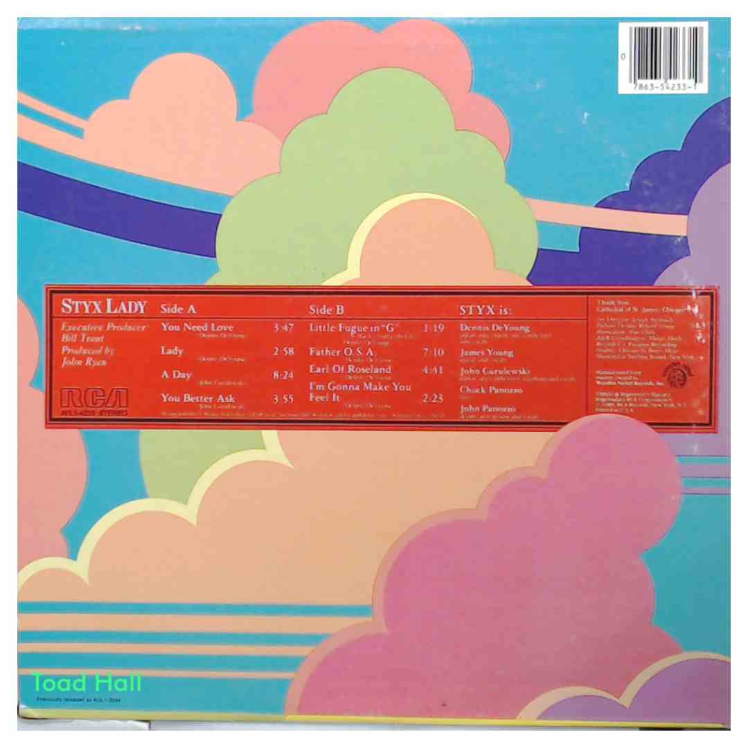 Styx - Lady - Used Vinyl LP