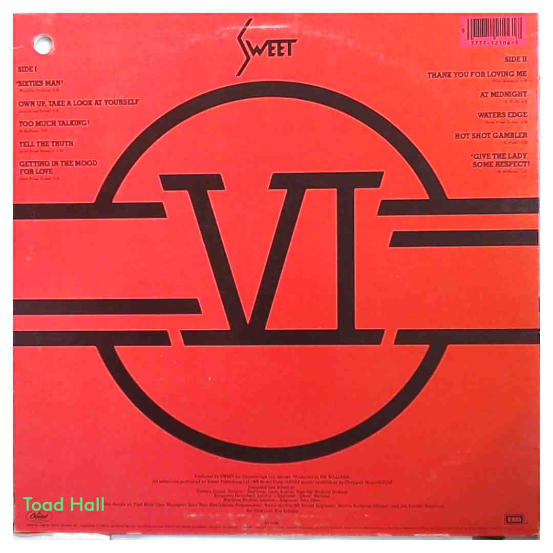 Sweet - VI - Used Vinyl LP