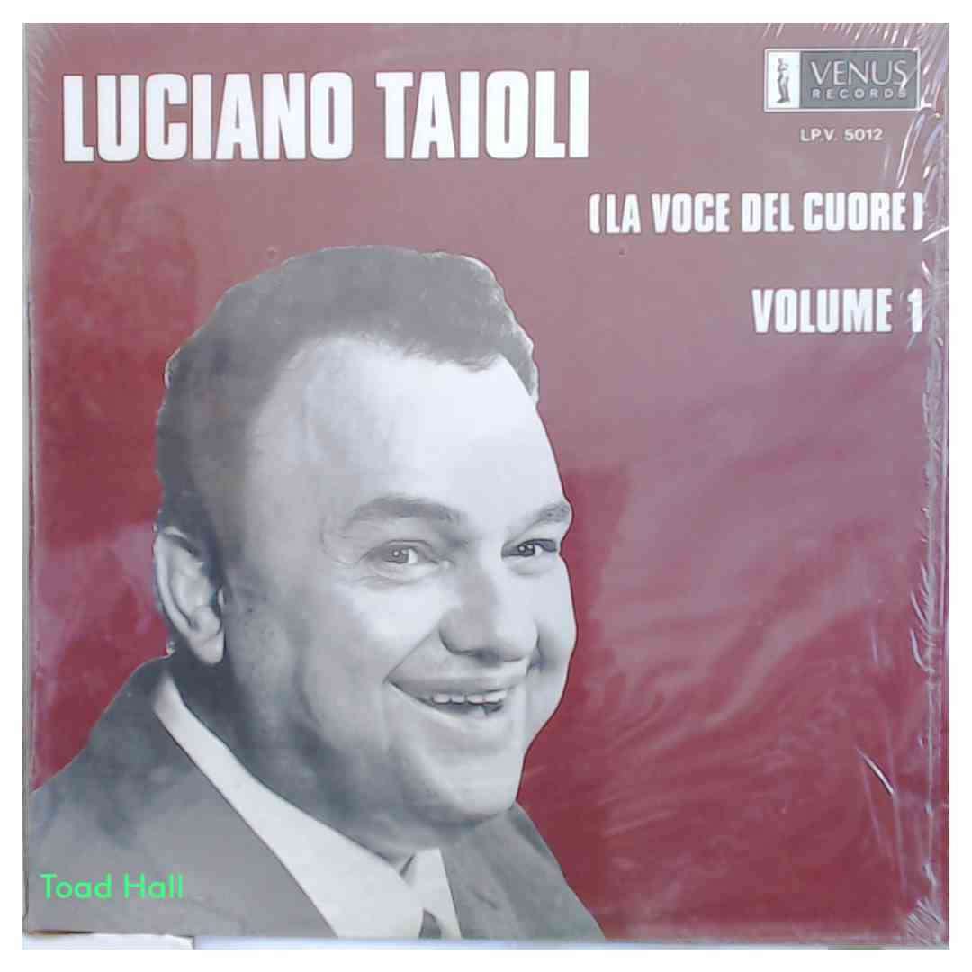 Luciano Taioli (La Voce Del Cuore) Volume 1 Used Vinyl LP