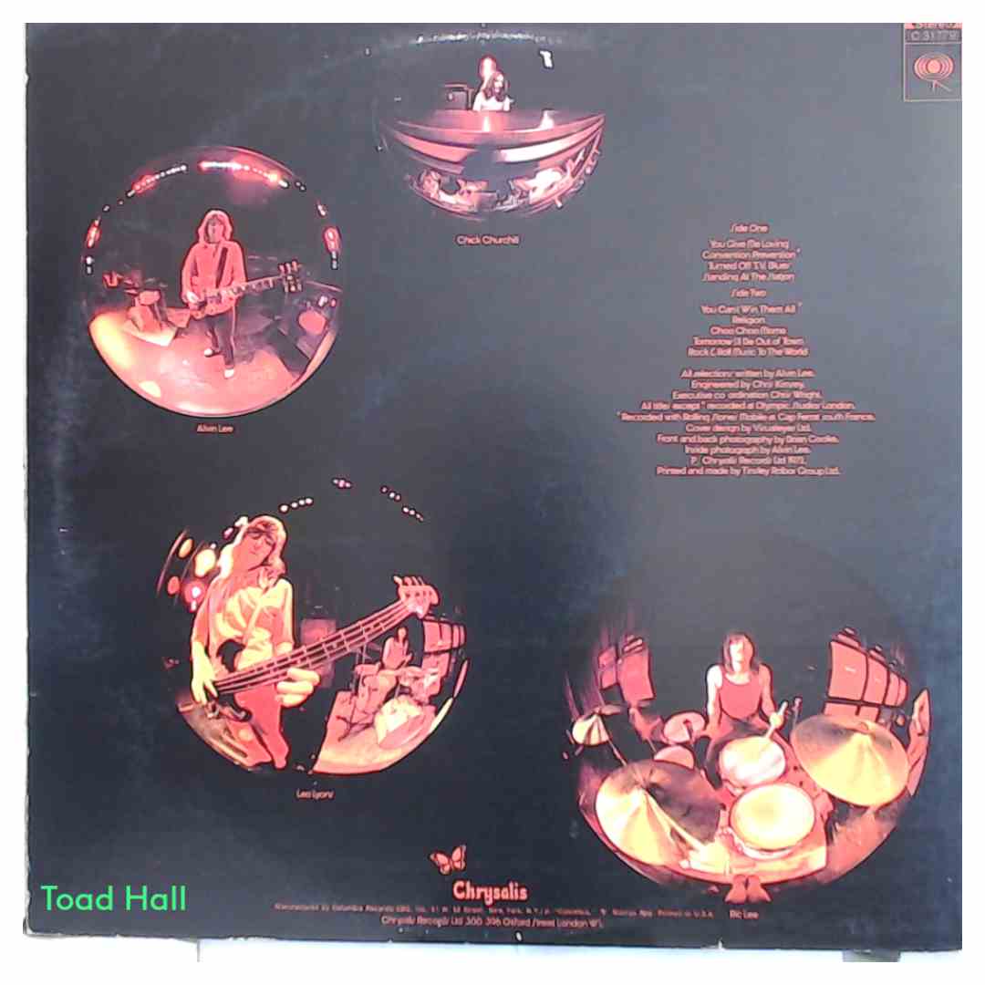 TEN YEARS AFTER Rock & Roll Music To The World Used Vinyl LP