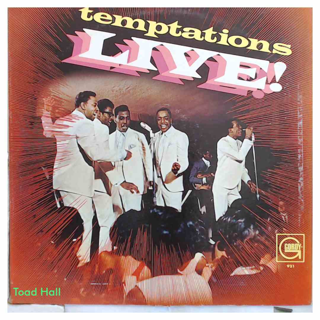 THE TEMPTATIONS LIVE! Used Vinyl LP