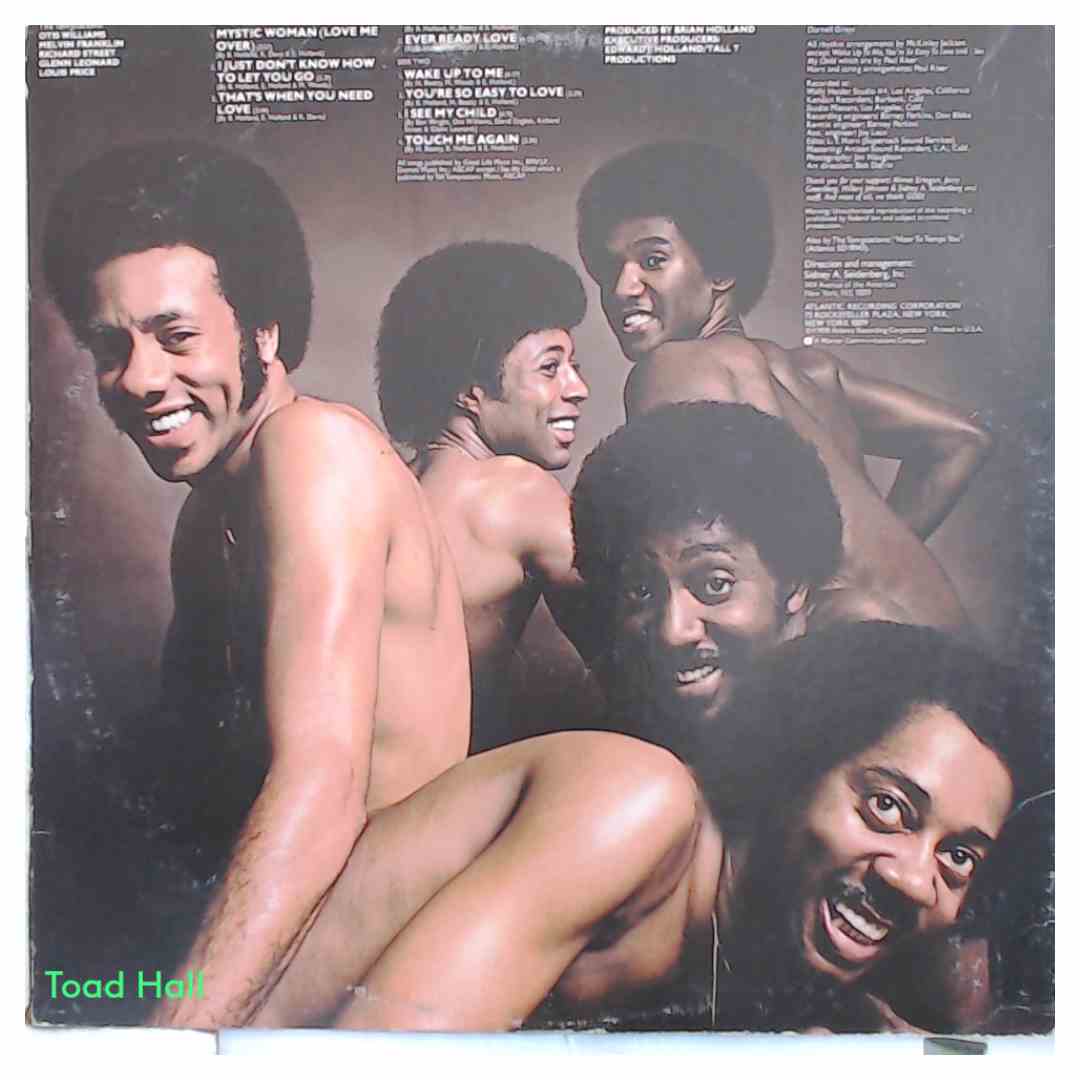THE TEMPTATIONS Bare Back Used Vinyl LP