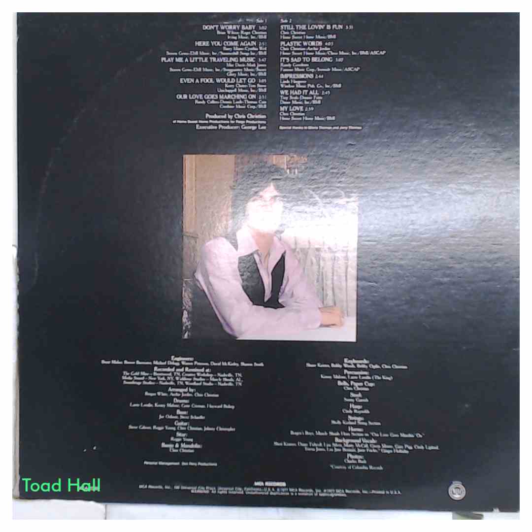 B.J.THOMAS Self Titled Used Vinyl LP