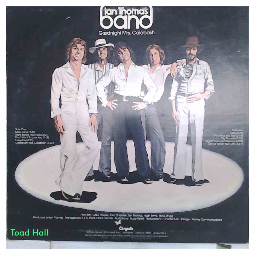 IAN THOMAS BAND Goodnight Mrs. Calabash Promo Used Vinyl LP