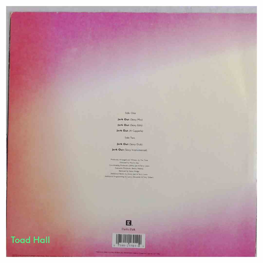 THE TIME Jerk Out Maxi Single Used Vinyl LP