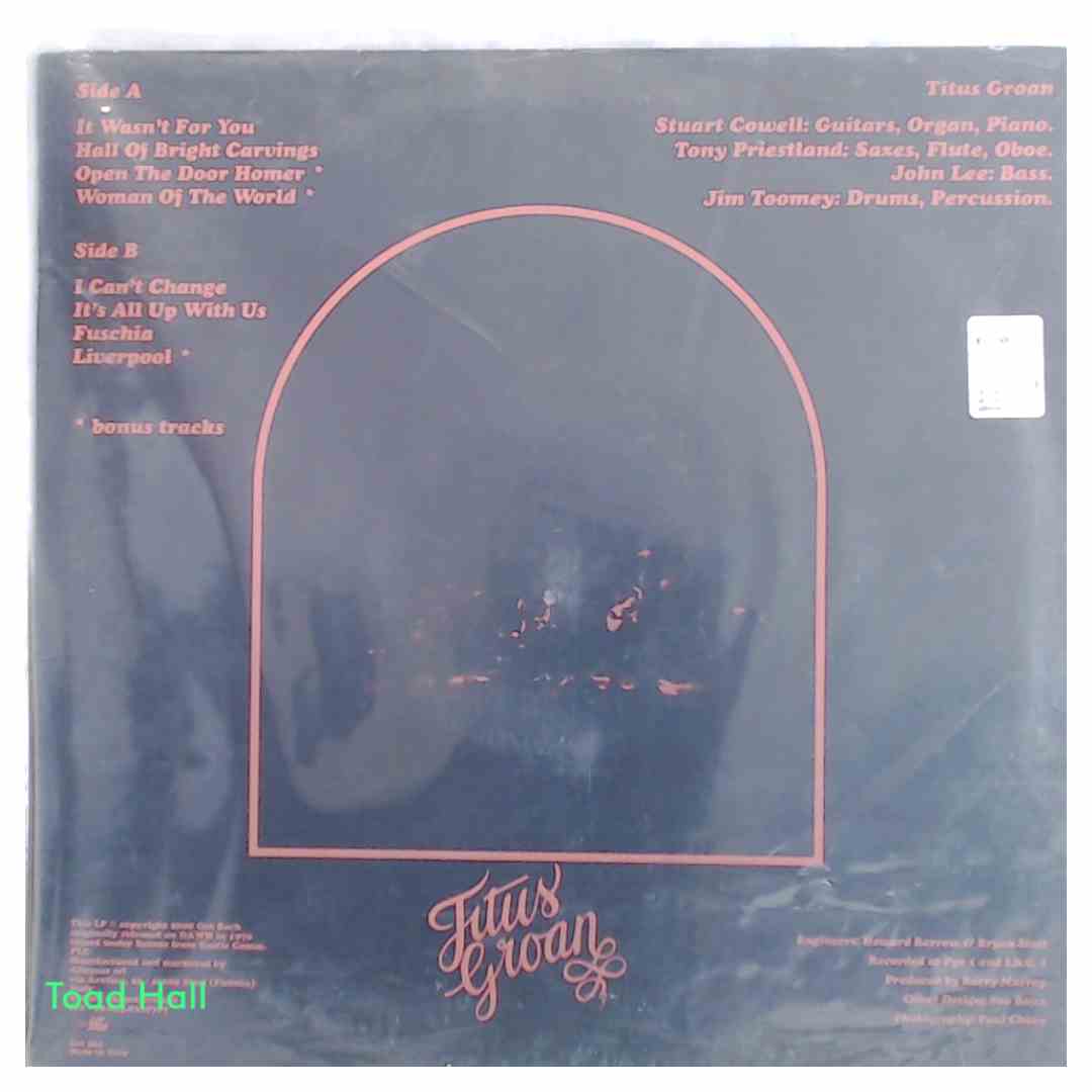 TITUS GROAN Self Titled Used Vinyl LP