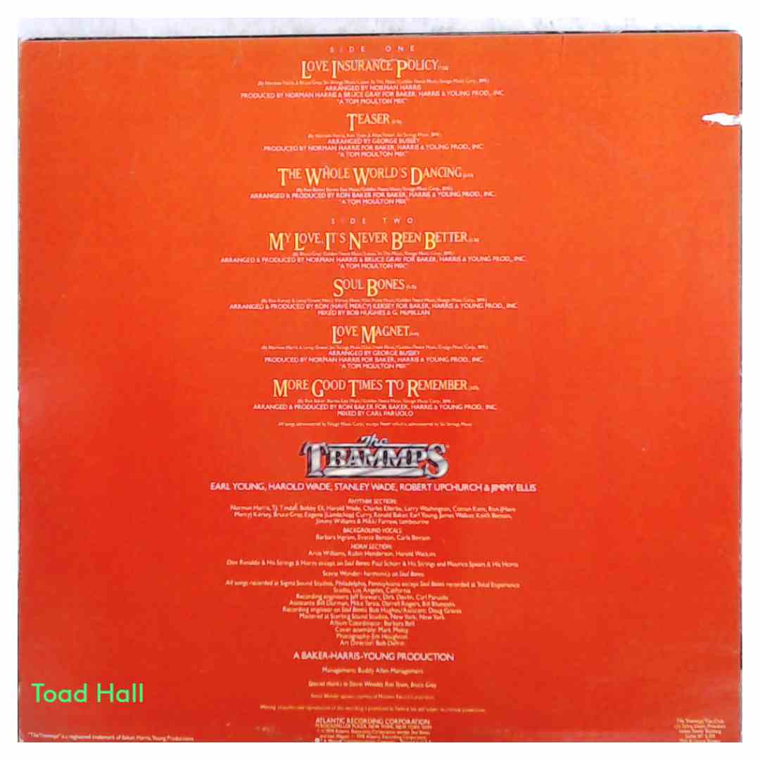 THE TRAMMPS The Whole Worlds Dancing Used Vinyl LP