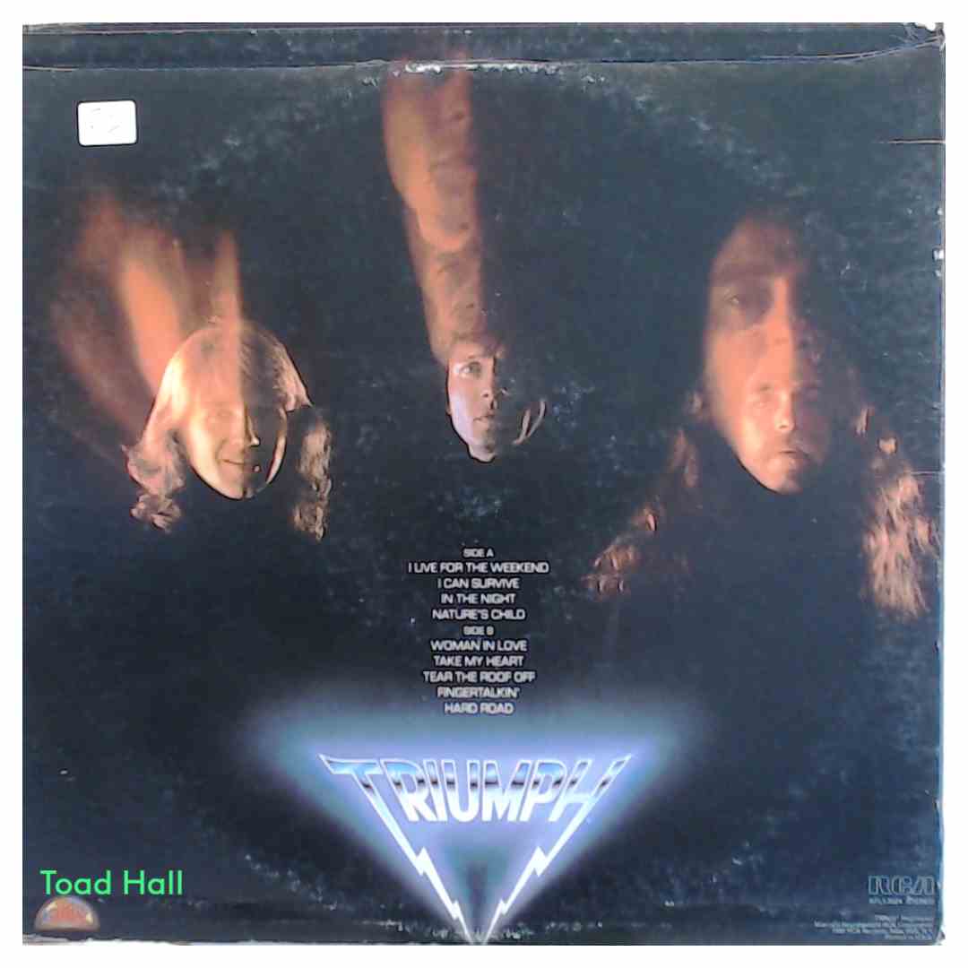 TRIUMPH Progressions of Power Used Vinyl LP