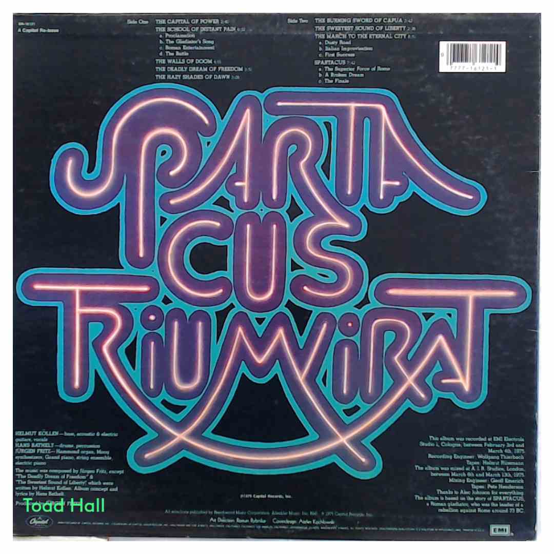 TRIUMVIRAT Spartacus Used Vinyl LP