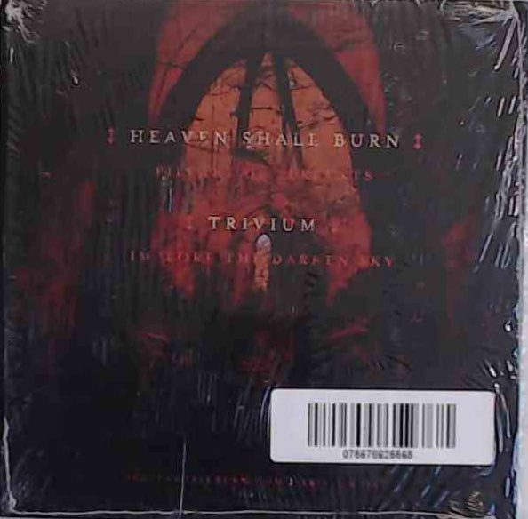 HEAVEN SHALL BURN/TRIVIUM European Tour 2023 Red/Black Vinyl 7 Inch Used Vinyl 45