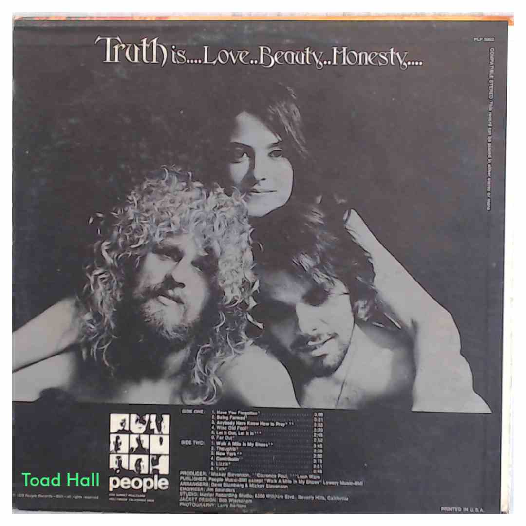 TRUTH Self Titled Used Vinyl LP