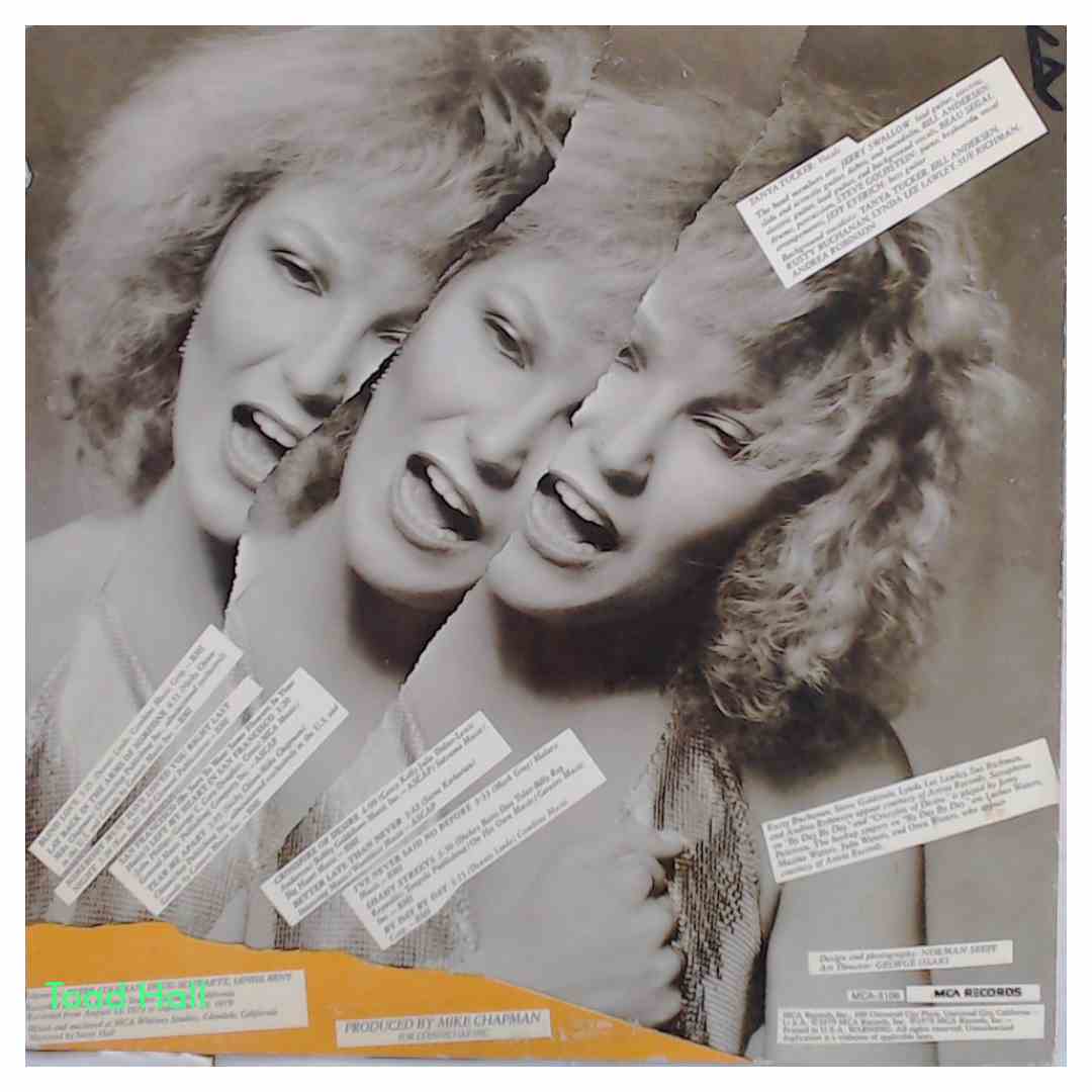 TANYA TUCKER Tear Me Apart Used Vinyl LP