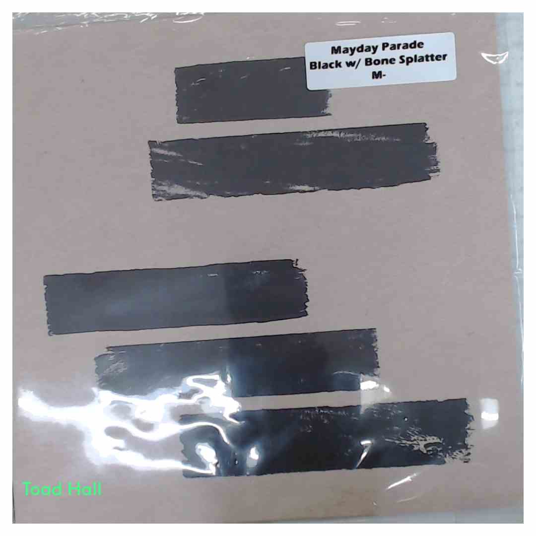 MAYDAY PARADE Black Lines Black with Bone Splatter Vinyl Used Vinyl LP