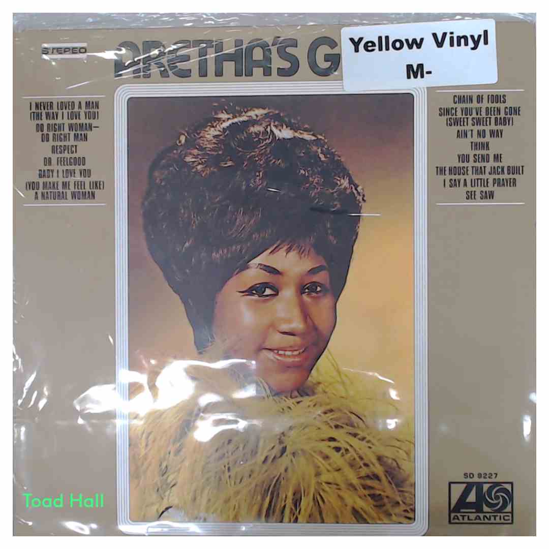 ARETHA FRANKLIN Aretha's Gold Yellow Vinyl Used Vinyl LP