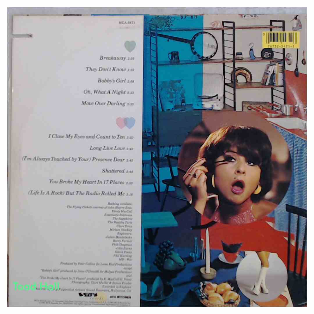 TRACEY ULLMAN You Broke My Heart In 17 Places Used Vinyl LP