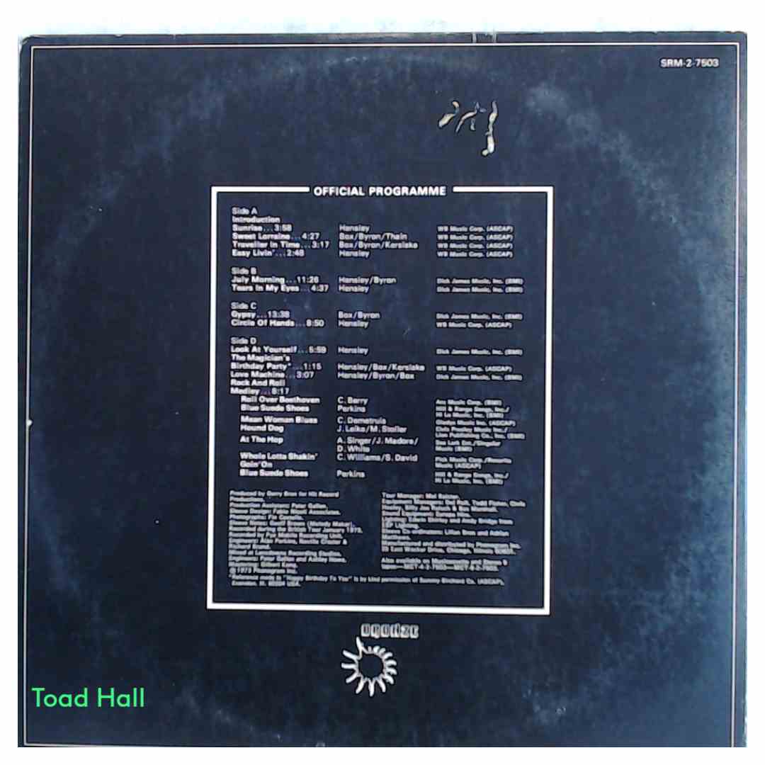 URIAH HEEP Live Used Vinyl LP