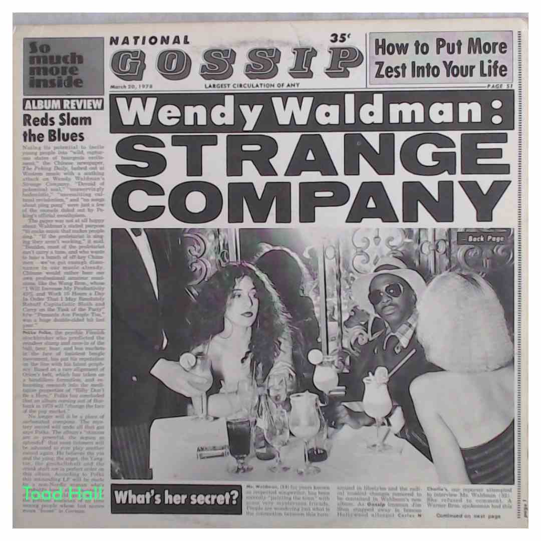 WENDY WALDMAN Strange Company Used Vinyl LP