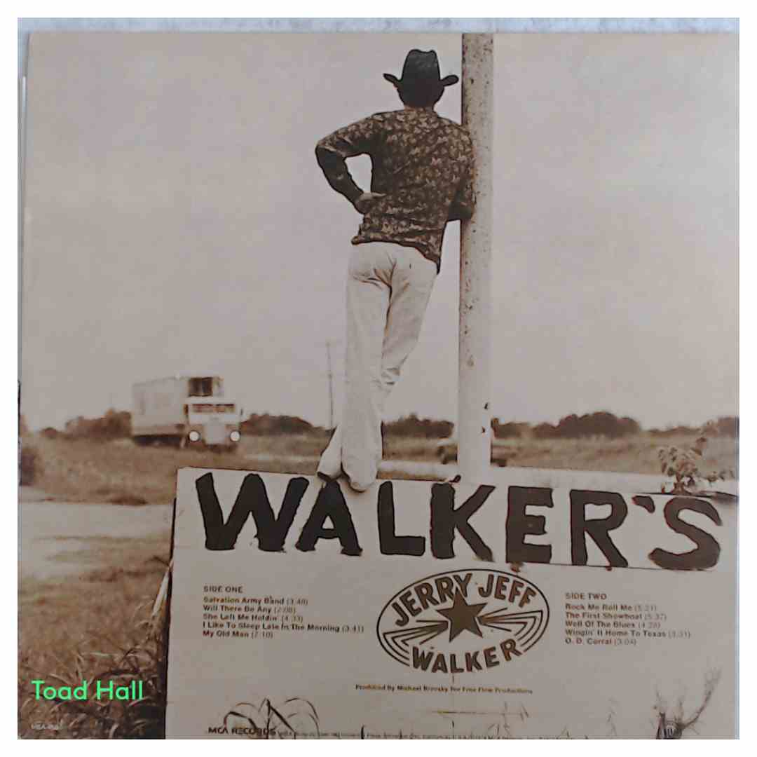 JERRY JEFF WALKER Walker's Collectibles Used Vinyl LP