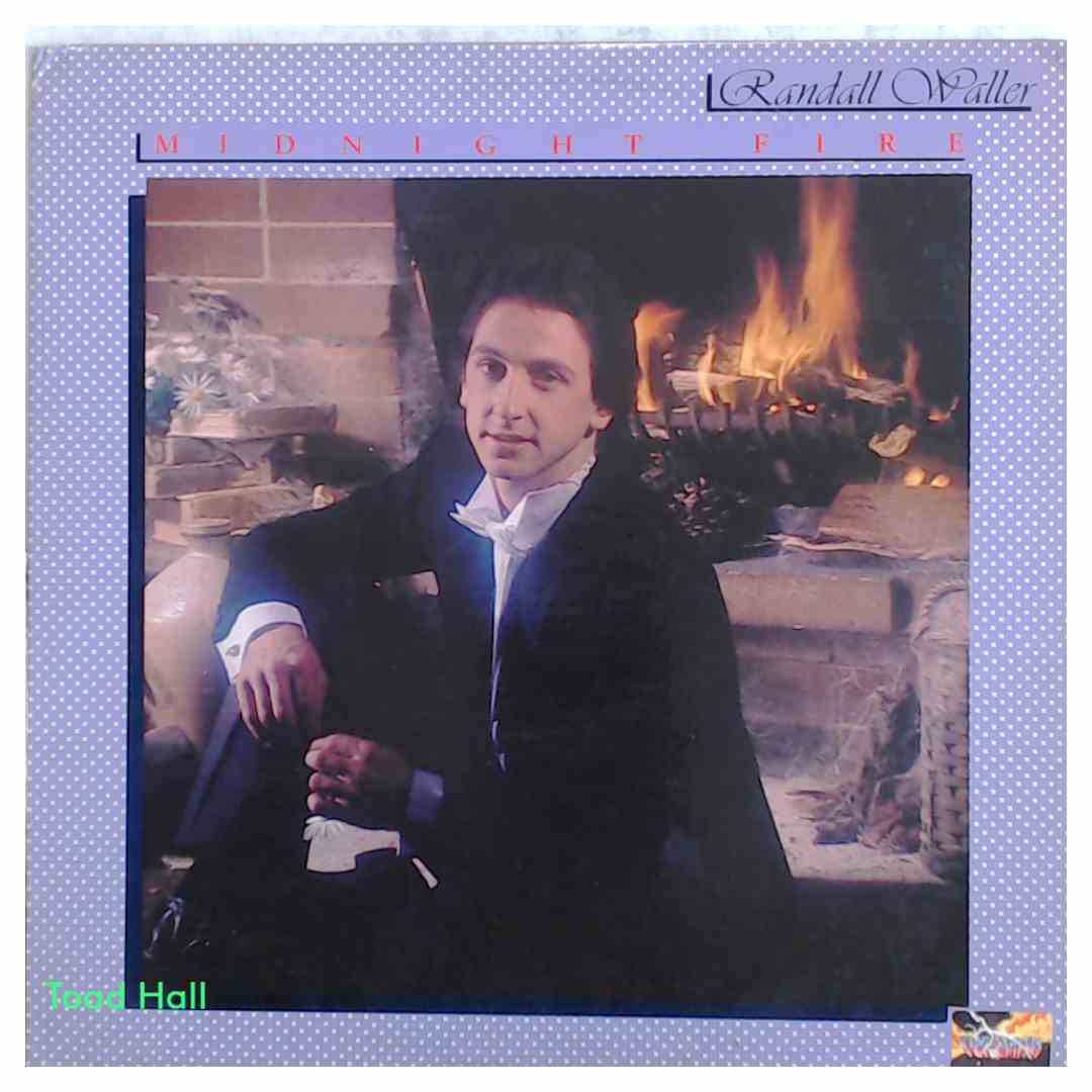 RANDALL WALLER Midnight Fire Promo Cover Used Vinyl LP