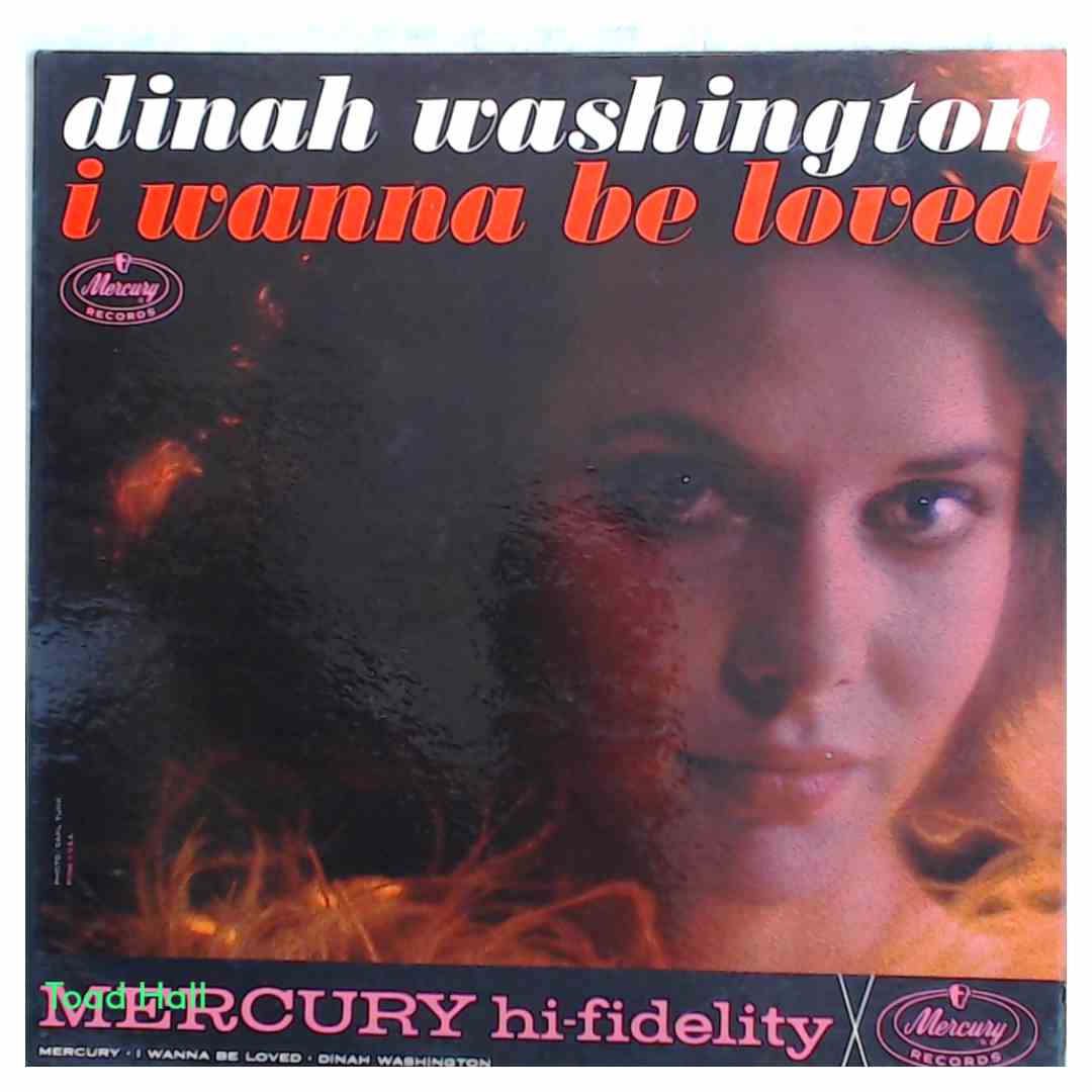 DINAH WASHINGTON I Wanna Be Loved Used Vinyl LP
