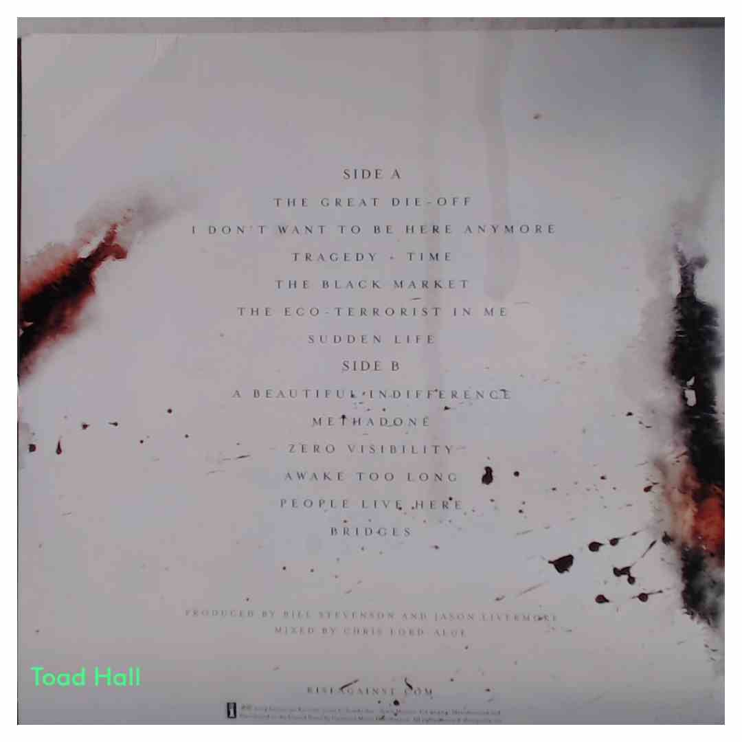 RISE AGAINST The Black Market Used Vinyl LP