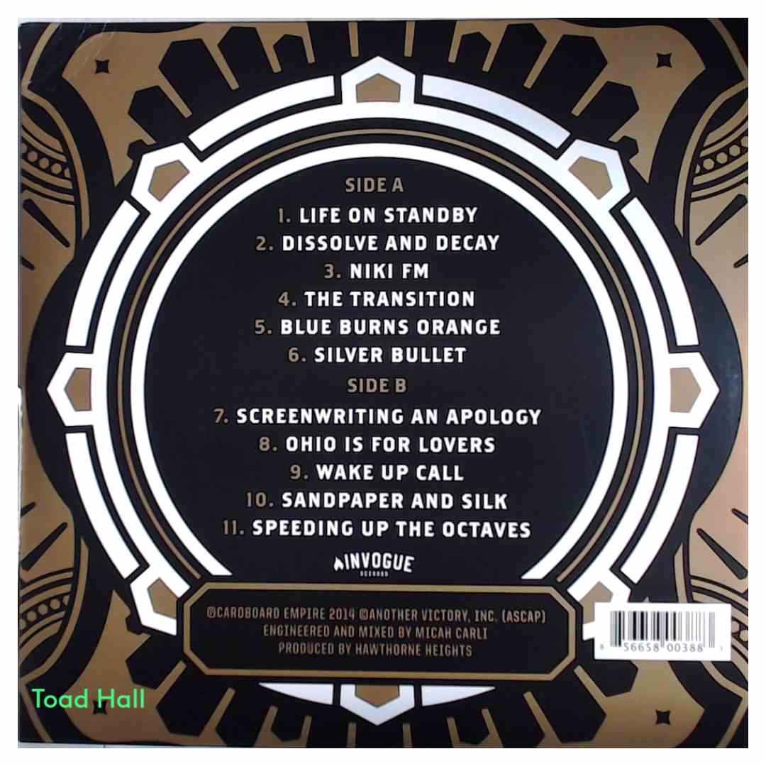 HAWTHORNE HEIGHTS The Silence in Black and White (Acoustic) Gray Marble Vinyl Used Vinyl LP