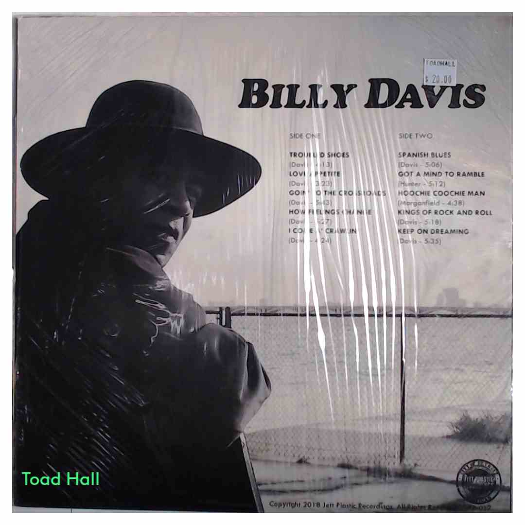 BILLY DAVIS Self Titled Used Vinyl LP