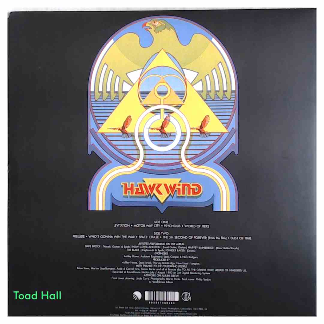 HAWKWIND Levitation Clear Blue Vinyl Used Vinyl LP