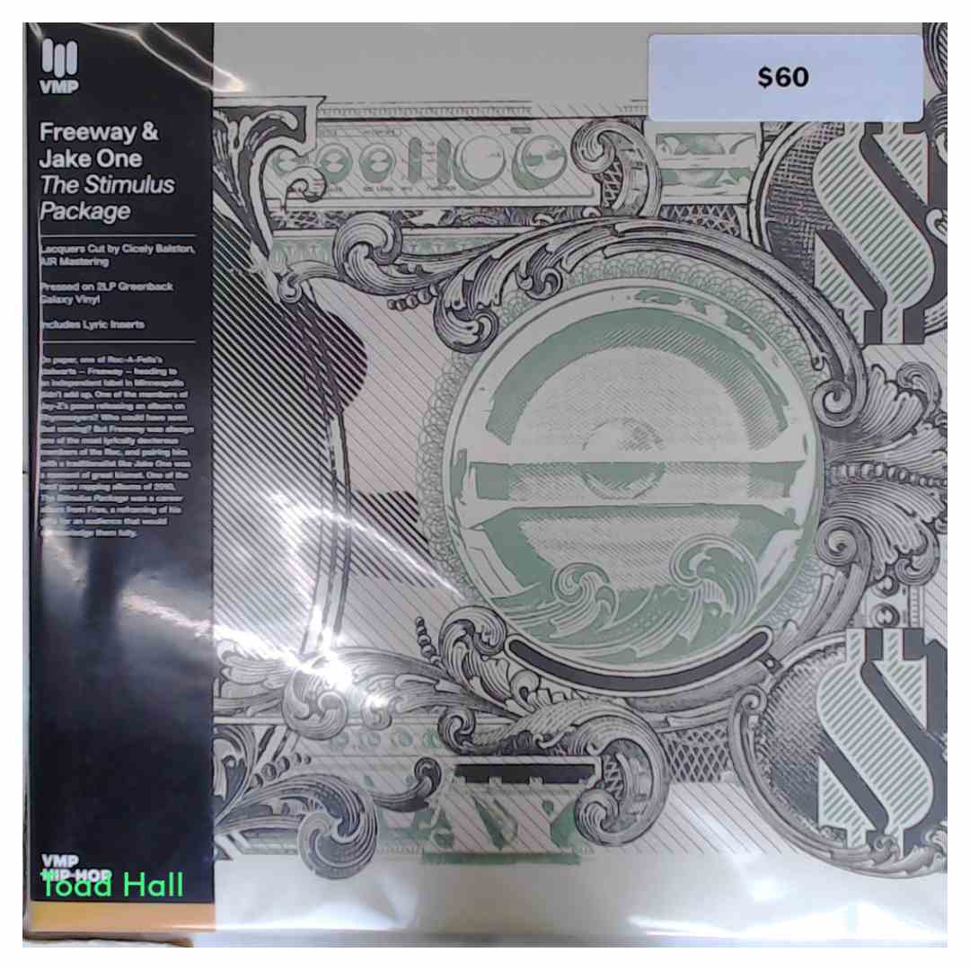 FREEWAY AND JAKE ONE The Stimulus Package Greenback Galaxy VMP Vinyl Used Vinyl 2 LP