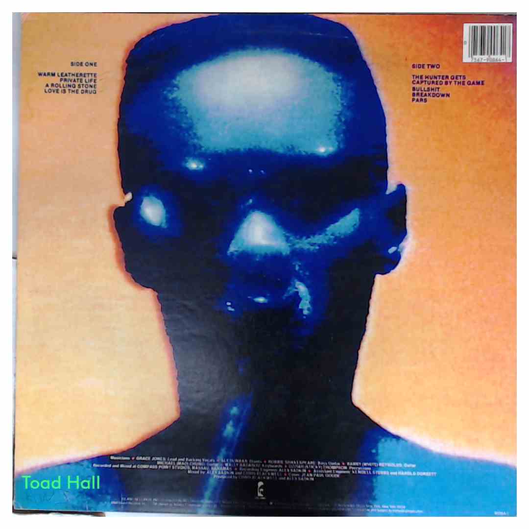 GRACE JONES Warm Leatherette Used Vinyl LP