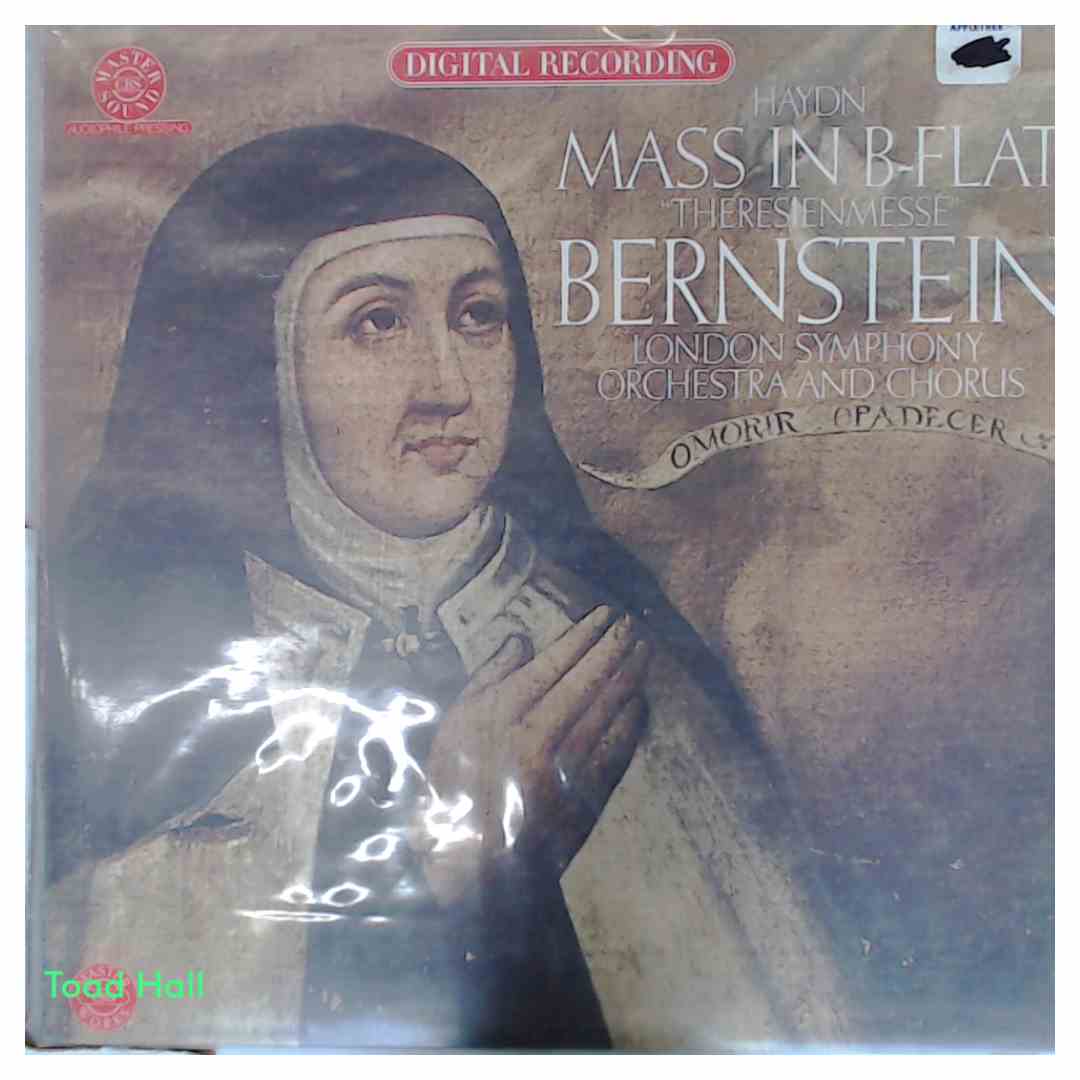 HAYDN, BERNSTEIN, LONDON SYMPHONY ORCHESTRA Mass in B-Flat Theresienmesse Used Vinyl LP