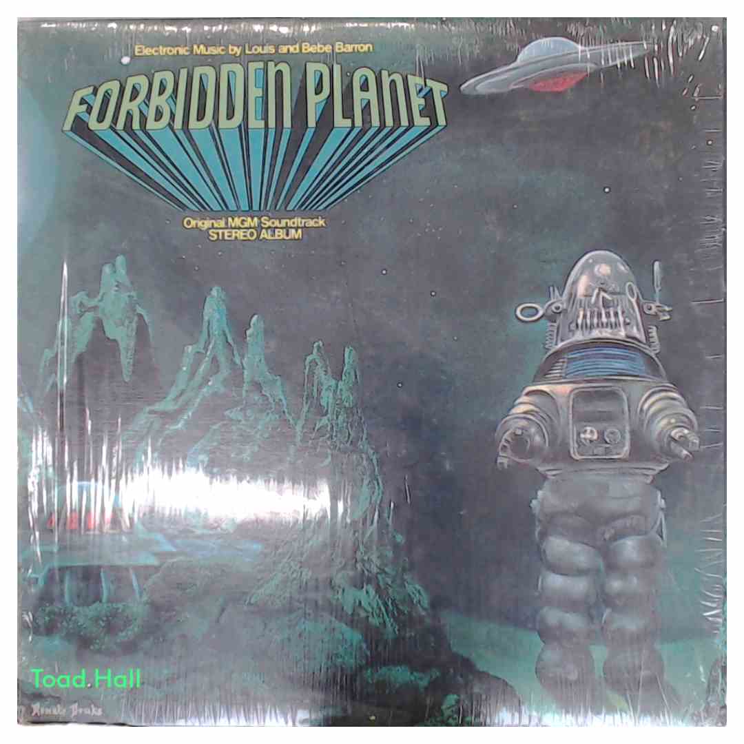FORBIDDEN PLANET (SIGNED) Original MGM Soundtrack Used Vinyl LP