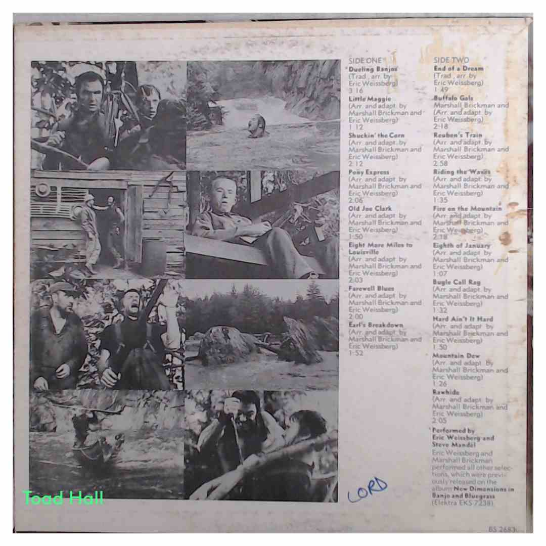 ERIC WEISBERG AND STEVE MANDELL Dueling Banjoes Used Vinyl LP